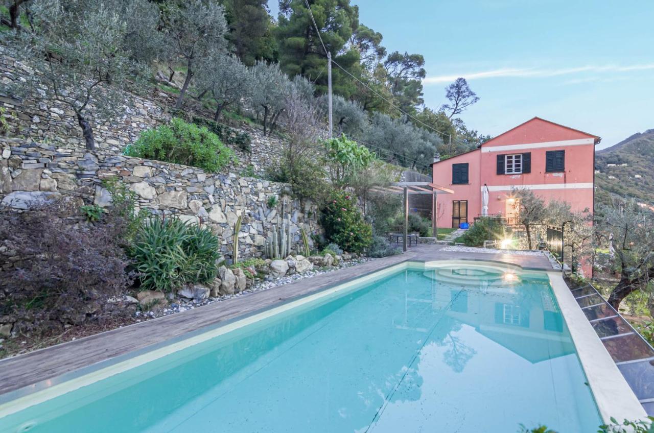 Recco Apartment With View And Pool Екстер'єр фото
